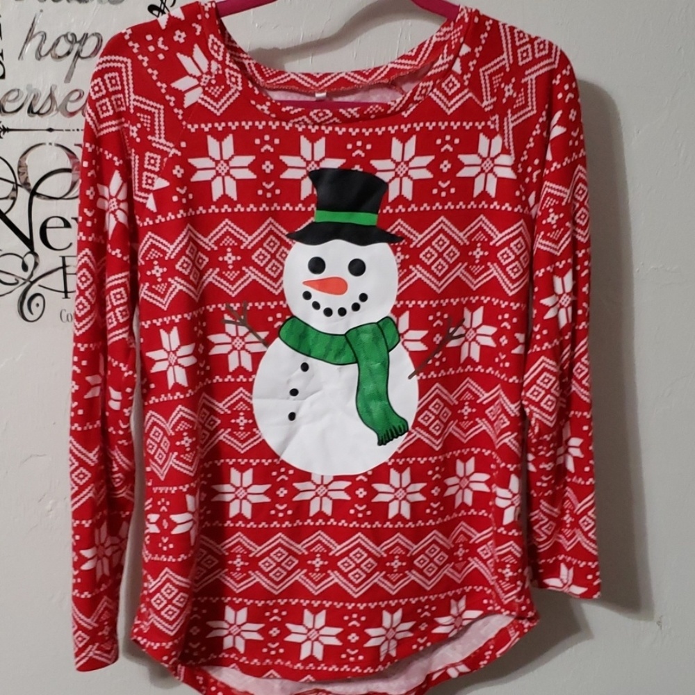 Christmas/Snow Man sweater